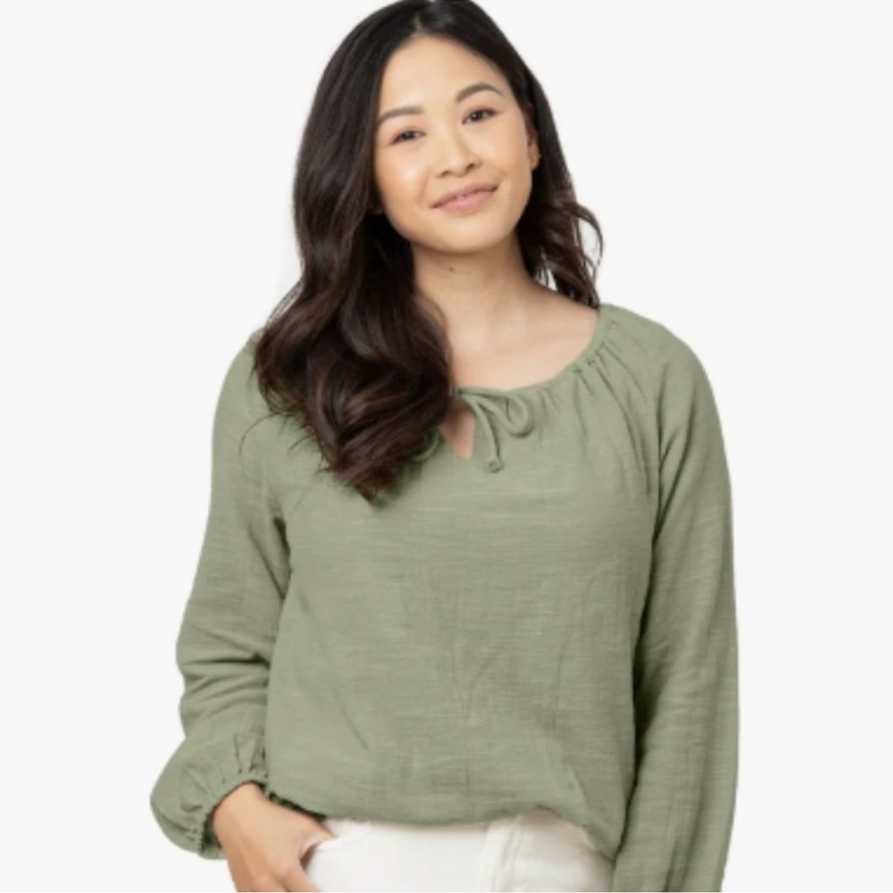 Women's Green Blouse